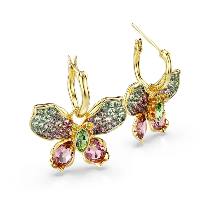 Swarovski Idylli Boucles d'oreilles papillon multicolores Idylli 5709953