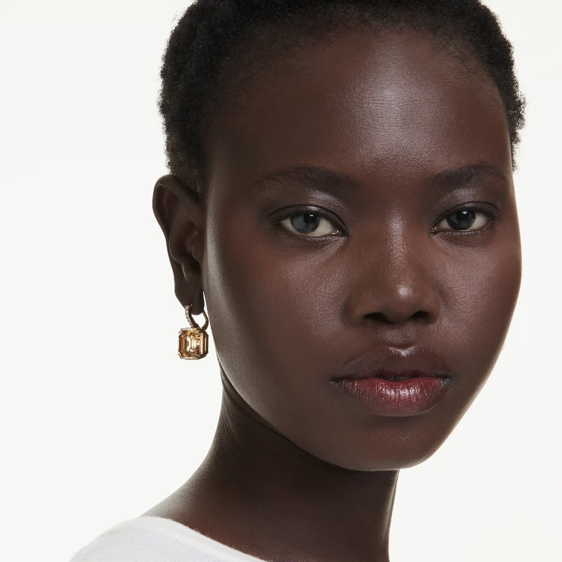 Swarovski Millenia Boucles D'Oreilles Couleur Or 5725744