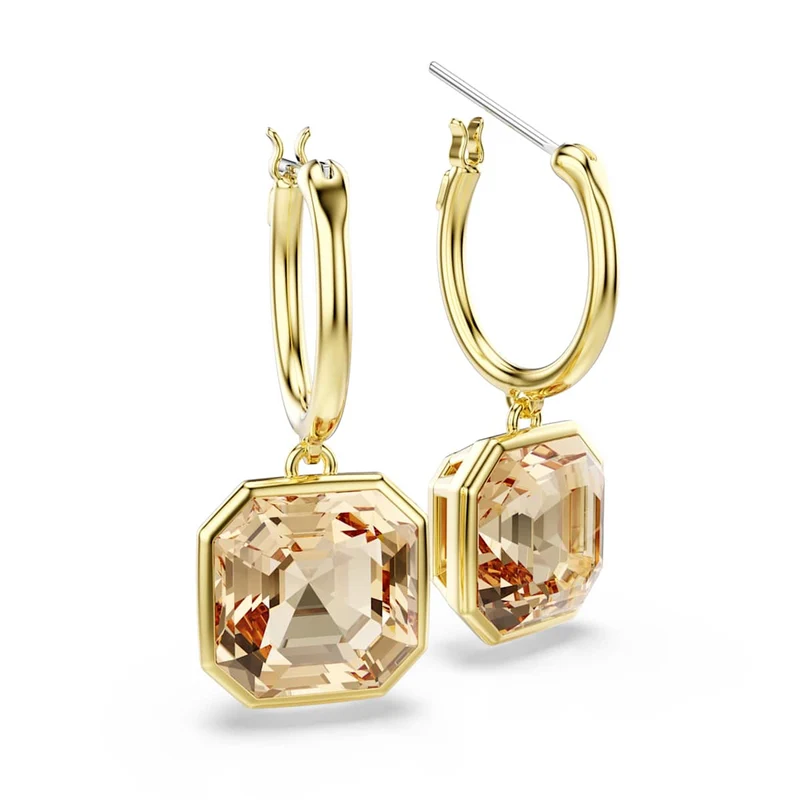 Swarovski Millenia Boucles D'Oreilles Couleur Or 5731148