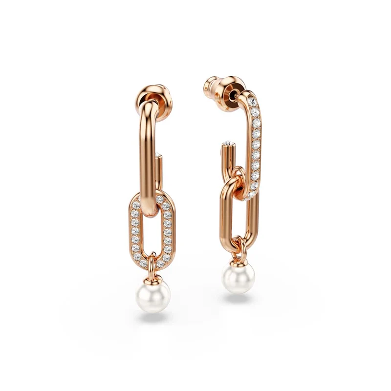 Swarovski Constella Boucles D'Oreilles Couleur Or Rose 5728585