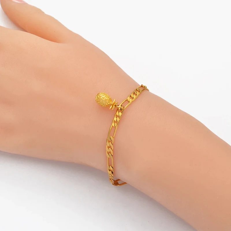 Gourmette Breloque Ananas