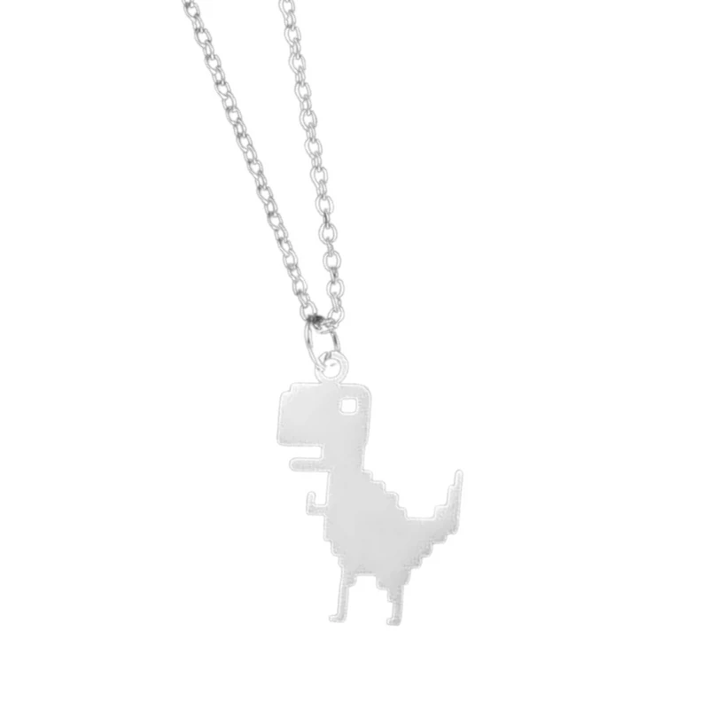 Collier Dinosaure Pixel