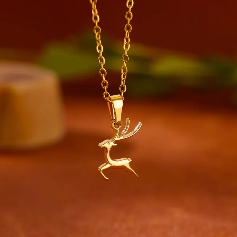 Collier Pendentif Cerf