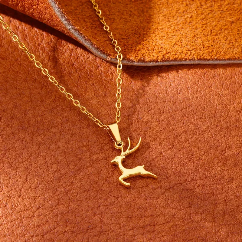 Collier Pendentif Cerf