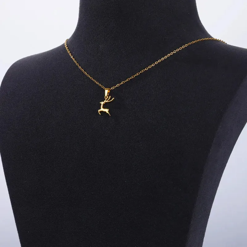 Collier Pendentif Cerf