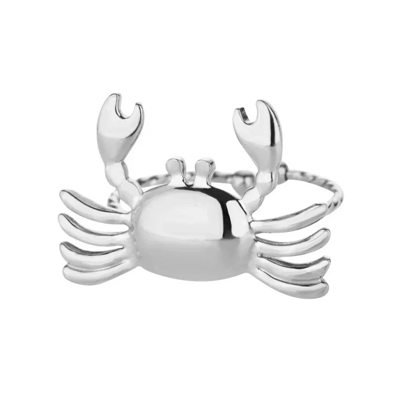 Bague Crabe Argentée