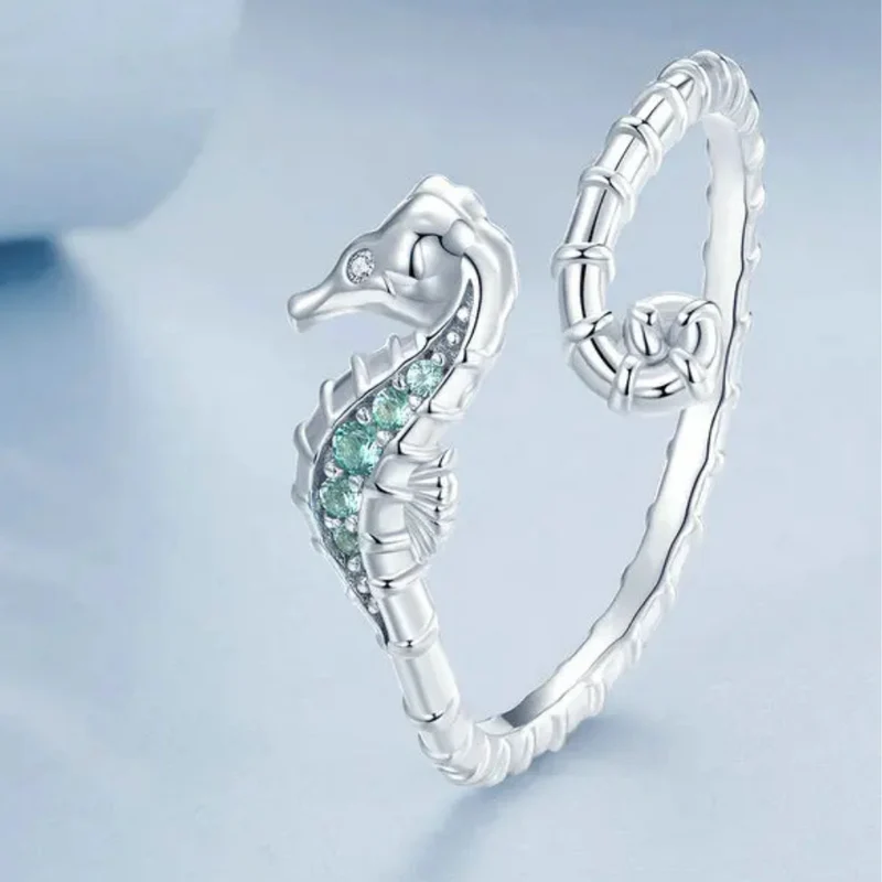 Bague Hippocampe Argent