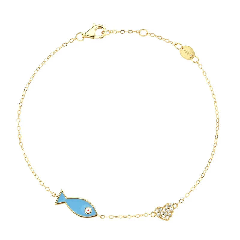 Bracelet Poisson Cœur