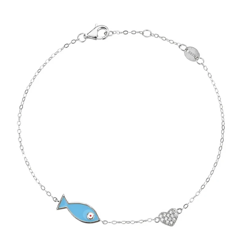 Bracelet Poisson Cœur