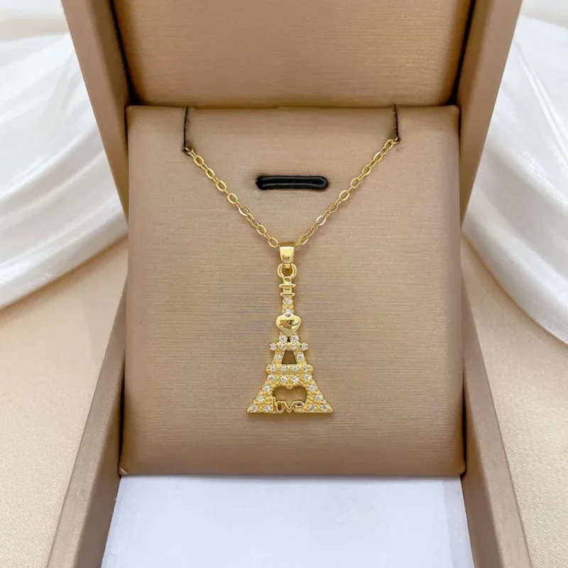 Collier Tour Eiffel Love