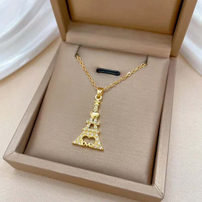 Collier Tour Eiffel Love