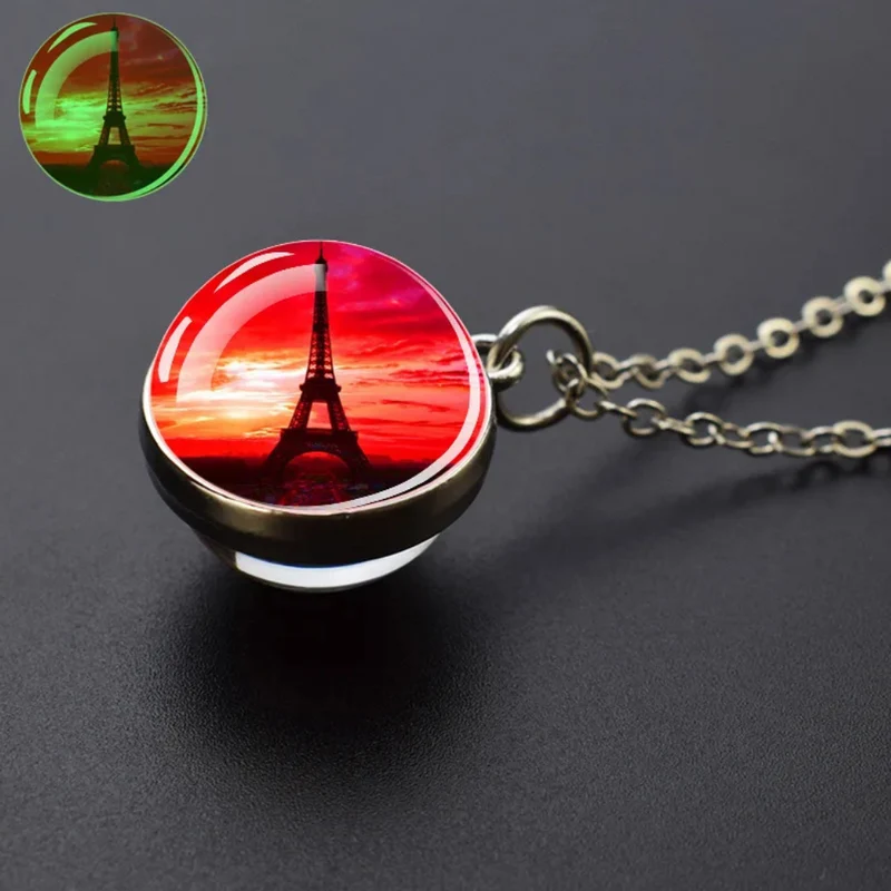 Collier Tour Eiffel Lumineux