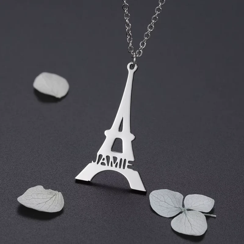 Collier Tour Eiffel Prénom