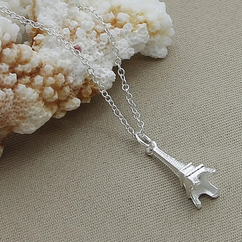 Collier Tour Eiffel Acier Inoxydable
