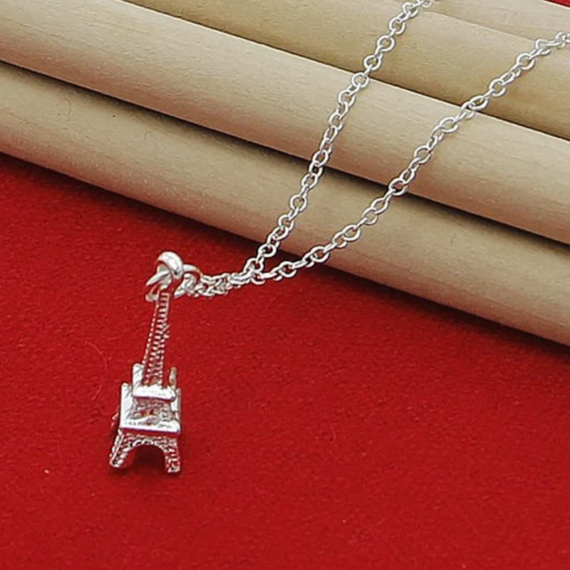 Collier Tour Eiffel Acier Inoxydable