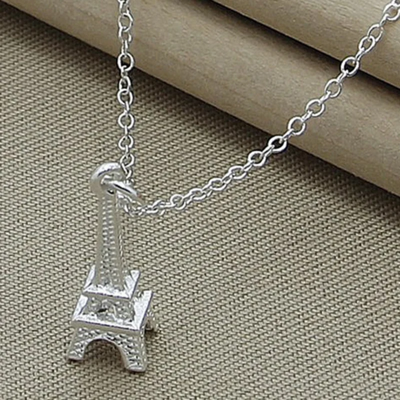 Collier Tour Eiffel Acier Inoxydable