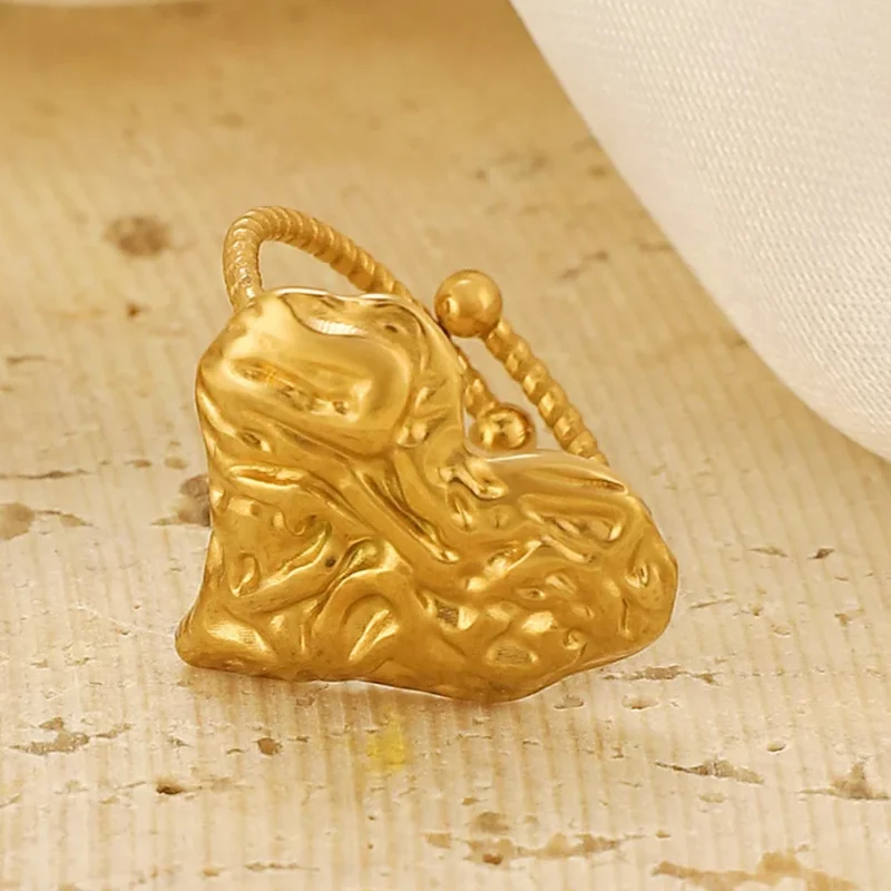 Bague Coeur Doré