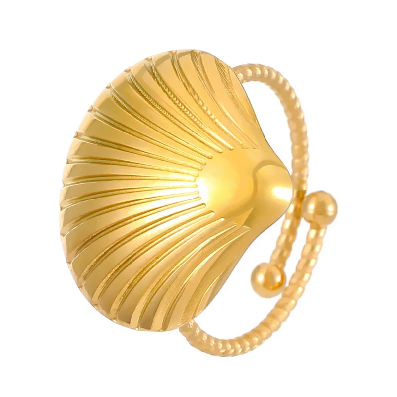 Bague Coquille Doré