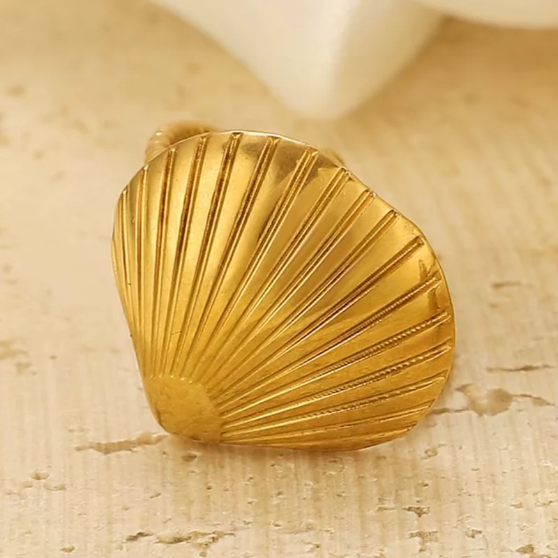Bague Coquille Doré