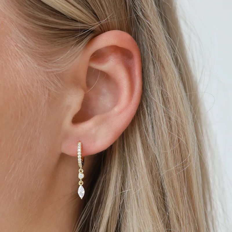 Karma Hoops Femmes Créoles Or A68GP