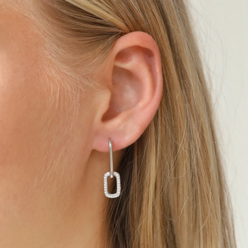 Karma Hoops Femmes Créoles Argent H232S