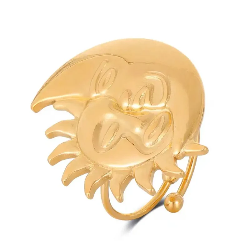 Bague Soleil Visage