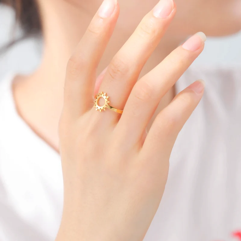 Bague Soleil Ajustable