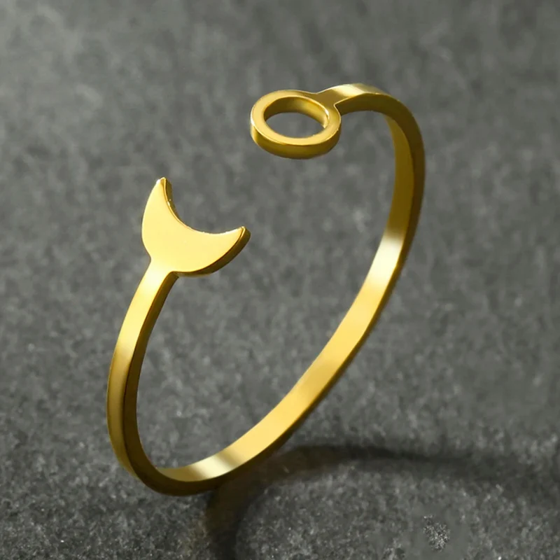 Bague Soleil et Lune Minimaliste