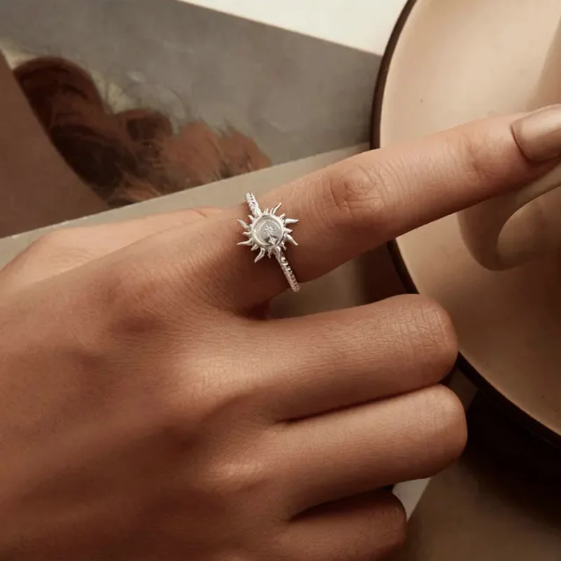 Bague Soleil Argent