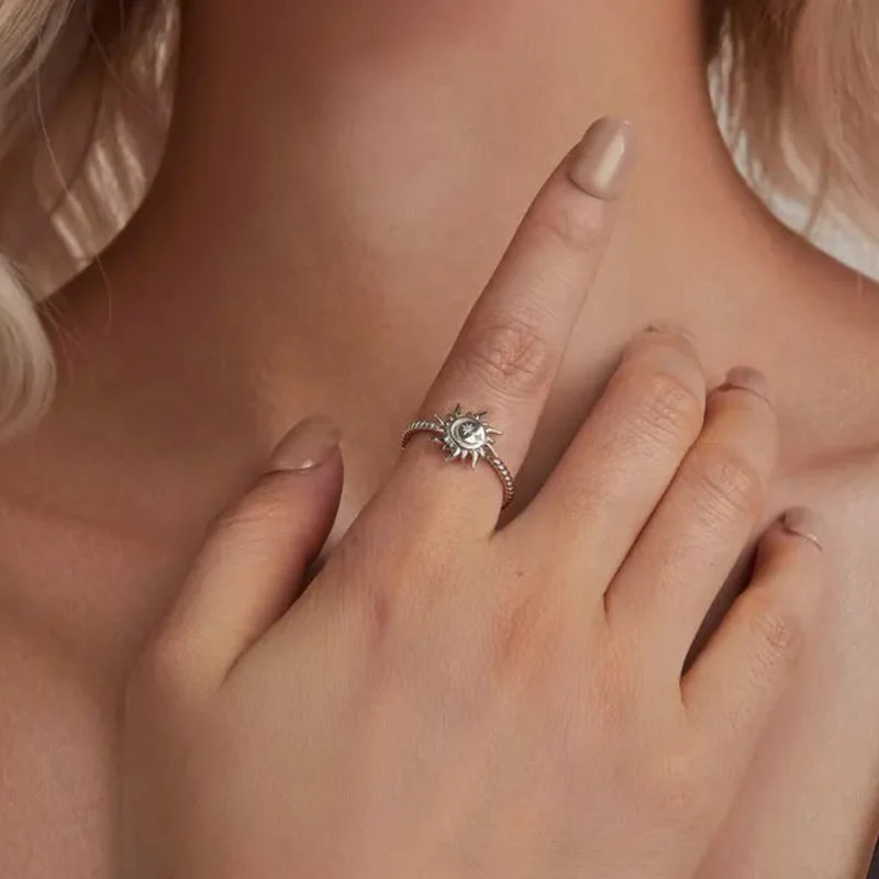 Bague Soleil Argent