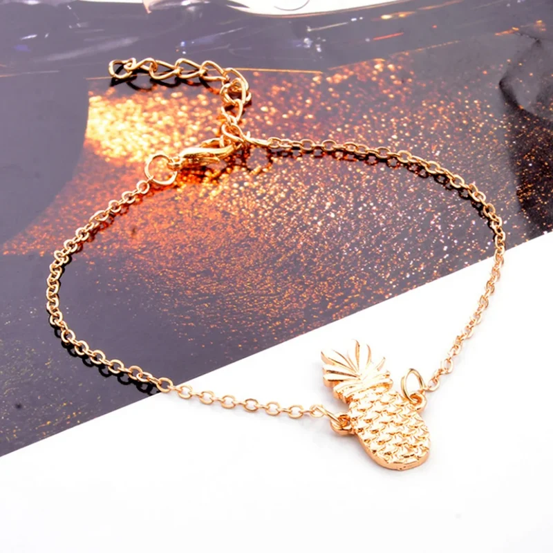 Bracelet Ananas Doré