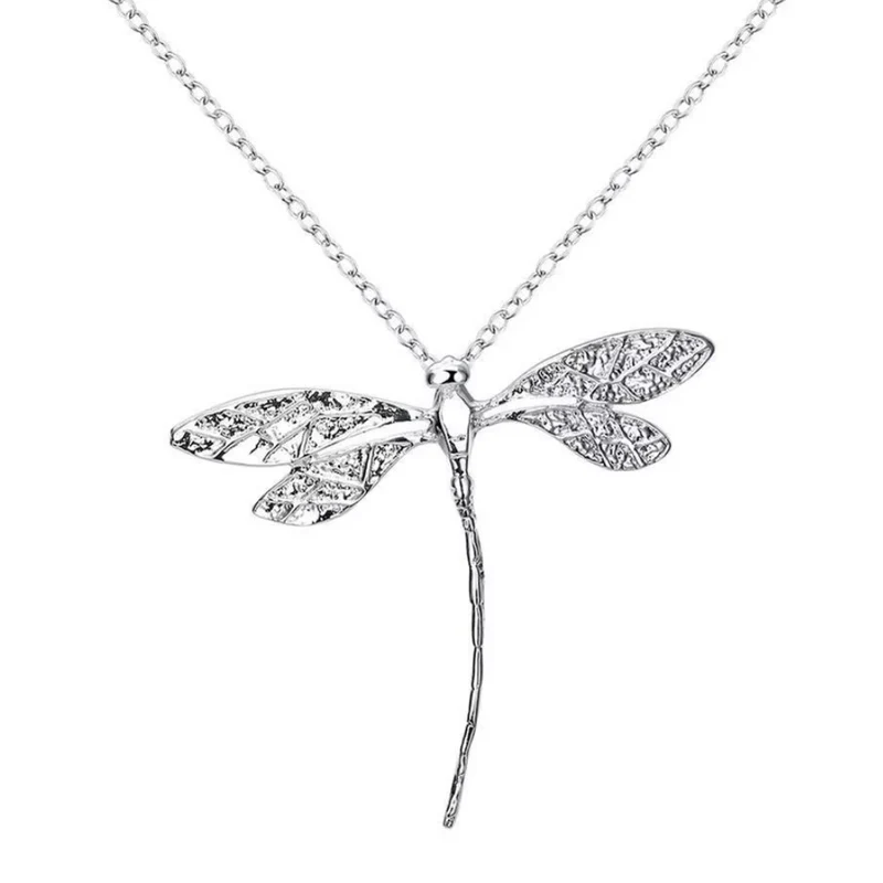 Collier Libellule Argent