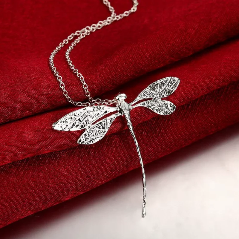 Collier Libellule Argent