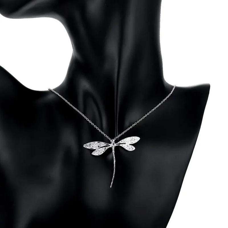 Collier Libellule Argent