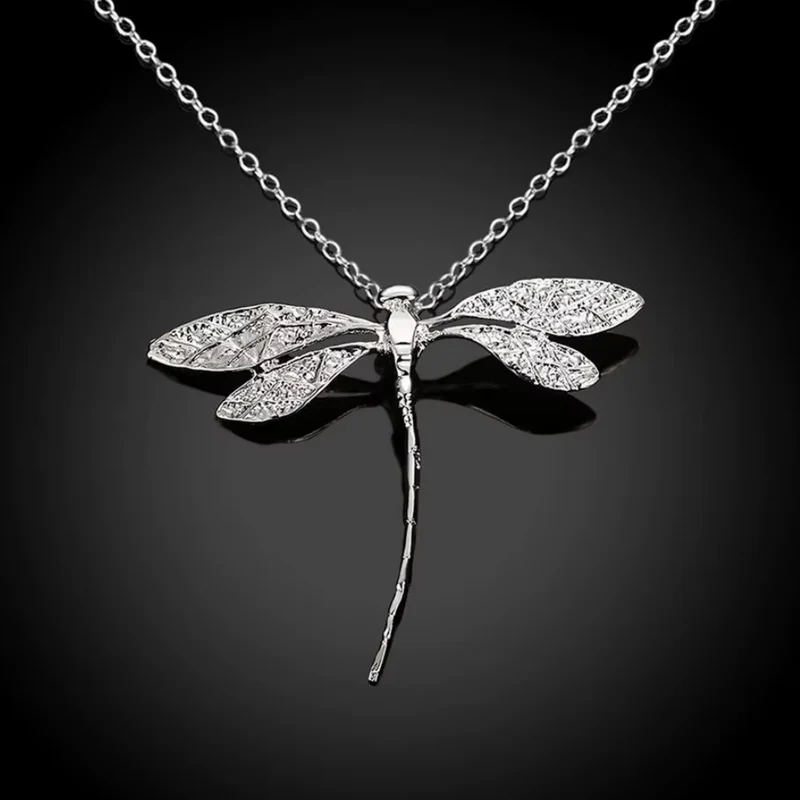 Collier Libellule Argent