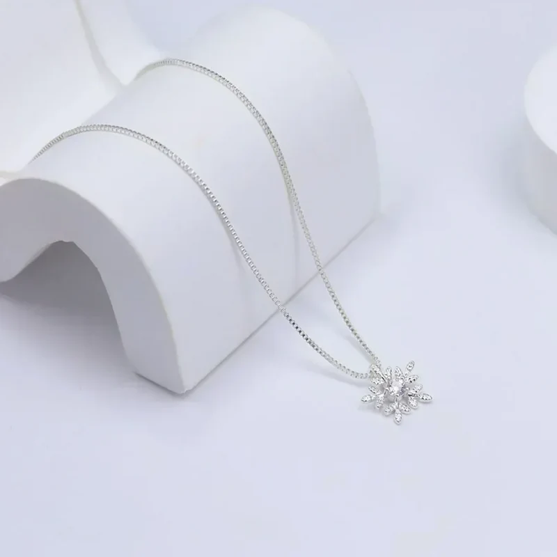 Collier Flocon Diamant