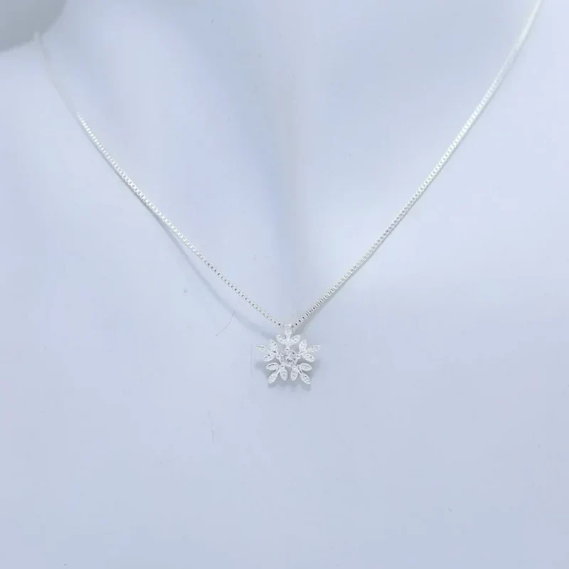Collier Flocon Diamant