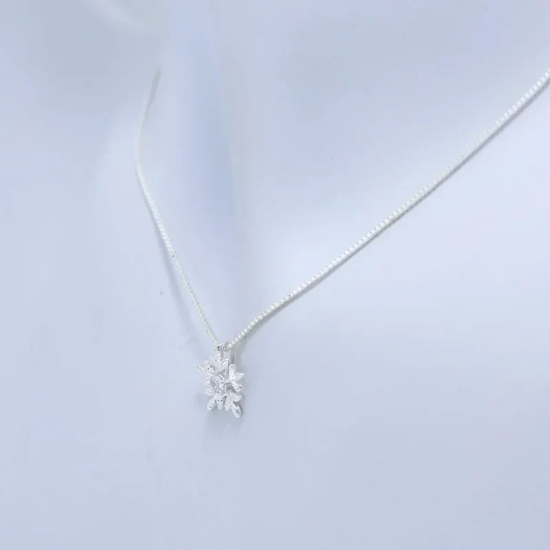Collier Flocon Diamant
