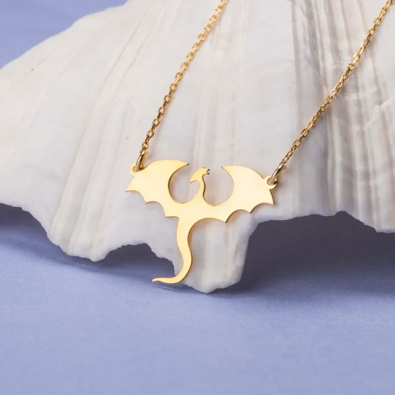 Collier Dragon Femme