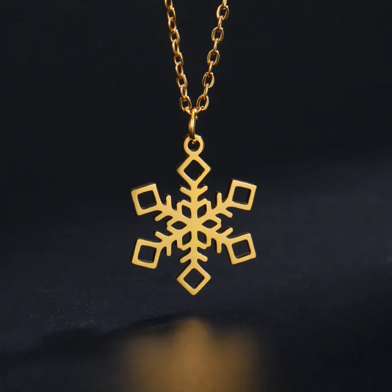 Collier Pendentif Flocon