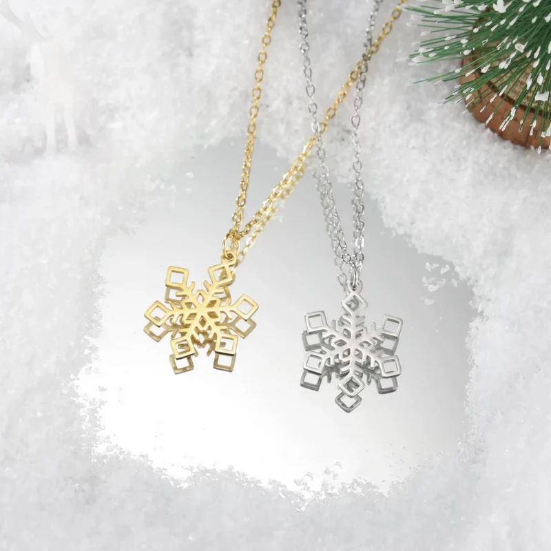 Collier Pendentif Flocon