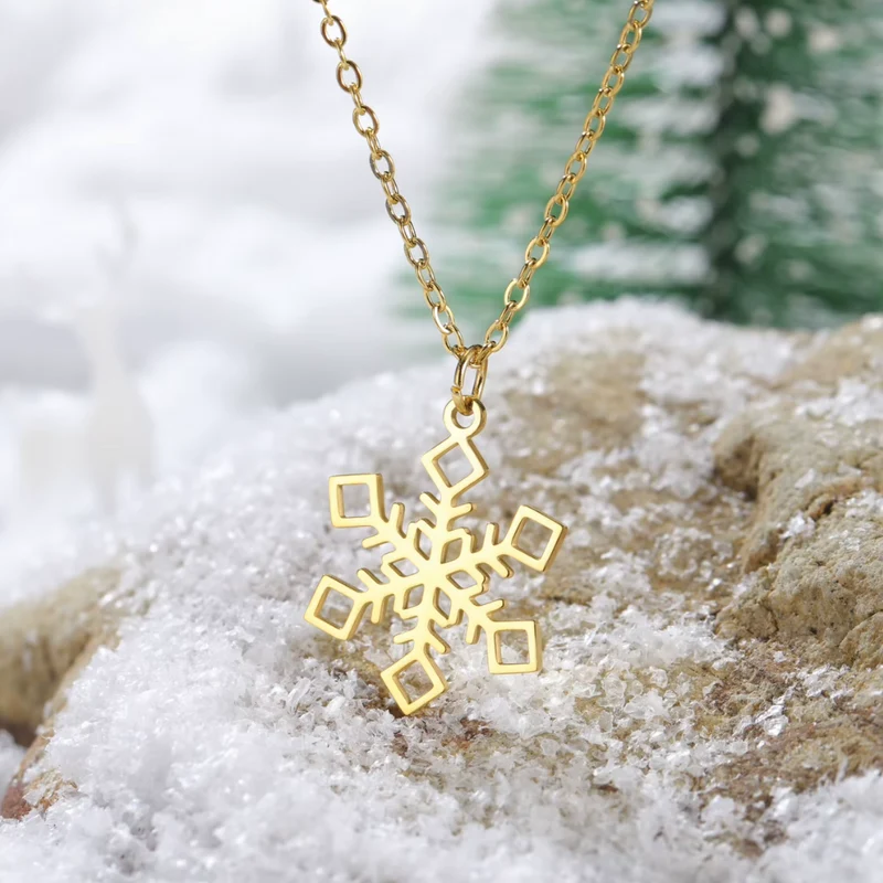Collier Pendentif Flocon