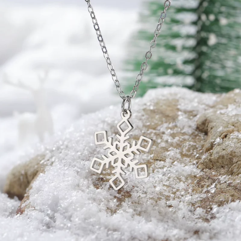 Collier Pendentif Flocon
