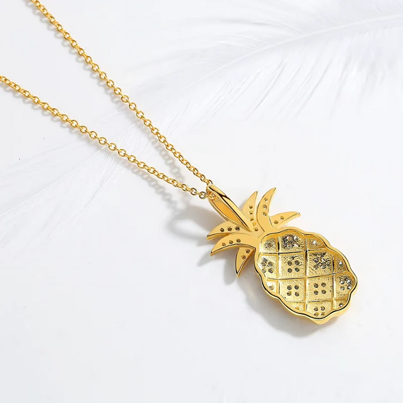 Collier Ananas Strass