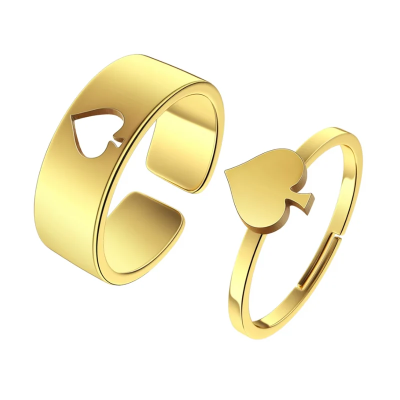 Double Bague AS de Pique