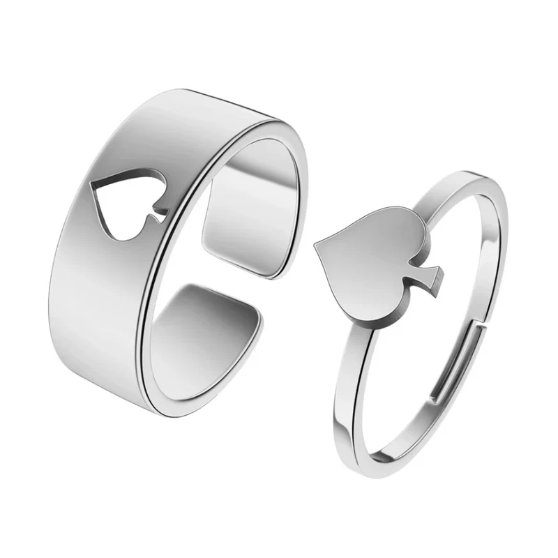 Double Bague AS de Pique