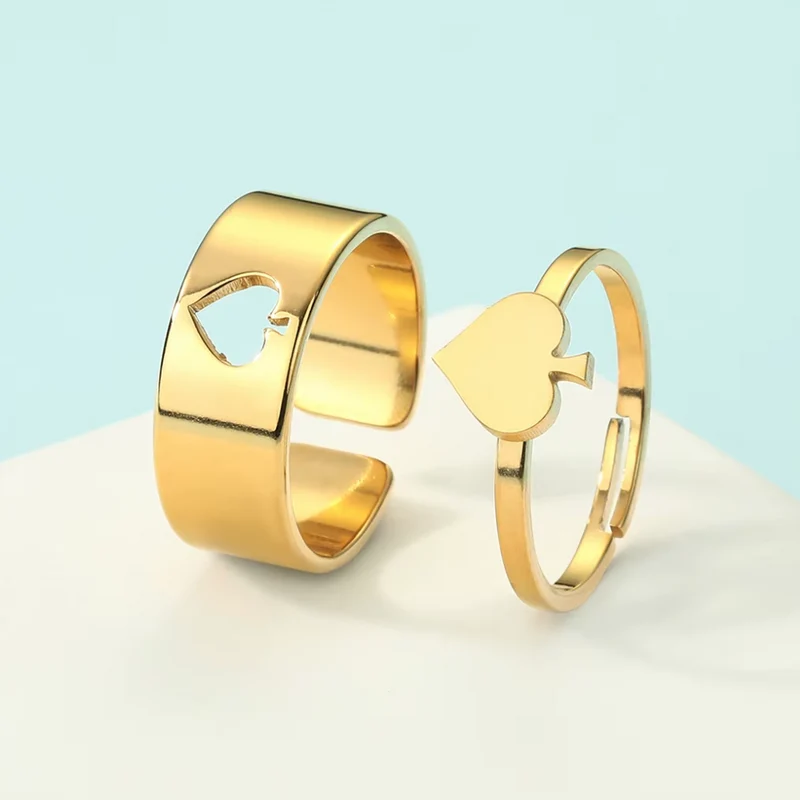 Double Bague AS de Pique