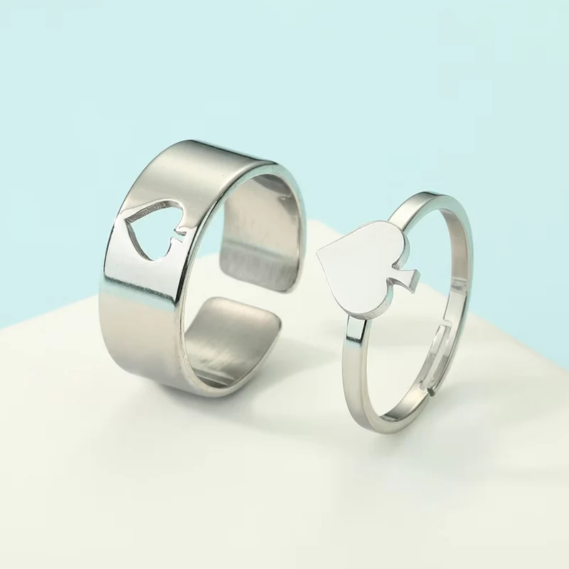 Double Bague AS de Pique