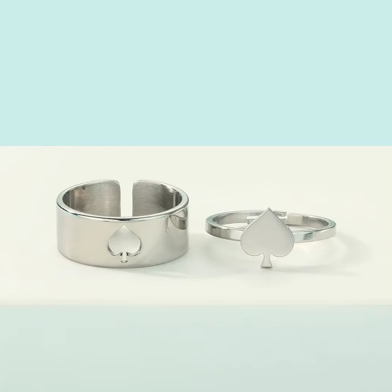 Double Bague AS de Pique