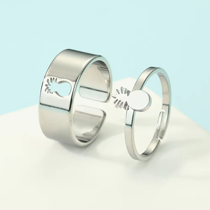 Double Bague Ananas